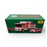 Hess Fire Truck With Car & Motorcycle