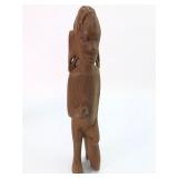 Carved Wooden Tribal Figure Sculpture