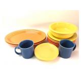 Fiesta Tableware Set With Platter, Bowl & Plates