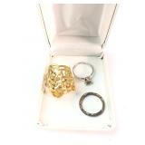 18K HGE & 14K/20 GF Sterling Rings