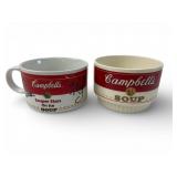 2 Campbellï¿½s Soup Bowls By Westwood