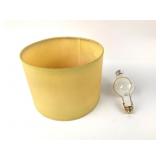 Vintage Yellow Lamp Shade & Light Bulb