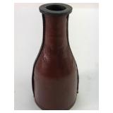 Leather & Rubber Vase From Hong Kong