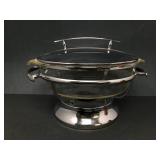 Anchor Hocking Glass & Chrome Chafing Dish