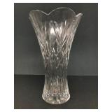 Crystal Vase With Diamond Pattern, 9ï¿½ Tall