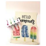 Hello Summer Wall Hanging & Popsicle Molds
