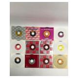 12 Assorted 45 RPM Vinyl Records