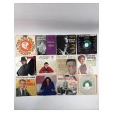 12 Vintage Vinyl 45 RPM Records