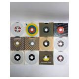 12 Vintage 45 RPM Vinyl Singles