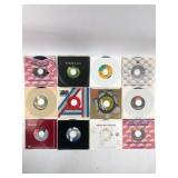 12 Vinyl 45 RPM Records Various Artists