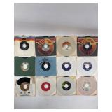 12 Vintage 45 RPM Records