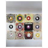 12 Vintage 45 RPM Vinyl Records