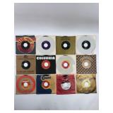 12 Vintage 45 RPM Vinyl Records