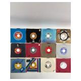 12 Vintage 45 RPM Vinyl Records