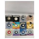 12 Assorted 45 RPM Vinyl Records