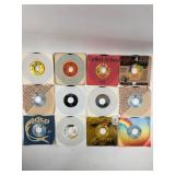 12 Vintage 45 RPM Records