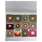 12 Vintage 45 RPM Records