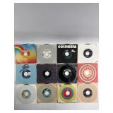 12 Vintage 45 RPM Vinyl Records
