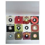 12 Vintage 45 RPM Records