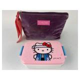 Hello Kitty Lunch Box & Lancome Bag