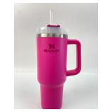 Stanley 10ï¿½ï¿½ Tall 40oz Pink Tumbler W/ Straw