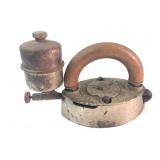 Jubilee Gas Iron With Wooden Handle