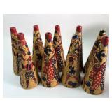 Vintage Party Horns 7ï¿½ Set Of Ten