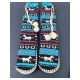 Lazy One Knit Patterned Slippers