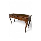 Drexel Vintage-Cherry Queen Anne Style Console Tab