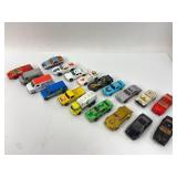 19 Pc Assorted Toy Cars & Trucks