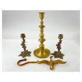 Scottish Thistle Candle Holders & Copper Lot