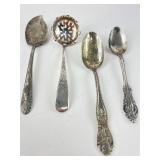 Four Silverplate Spoons