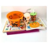 Halloween Lot With Books & Decor