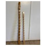 Nord Co. Wooden Barrister Rails