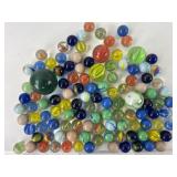 Glass Marbles In Mesh Bag