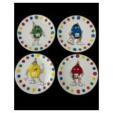 4 M&M Character Party Plates