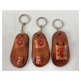 Honduras Leather Sandal Keychains 2.25ï¿½ï¿½ Long