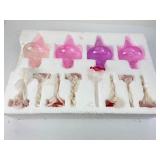 4 Glass Hummingbird Feeders