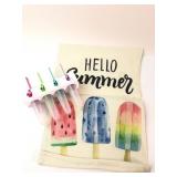 Hello Summer Wall Hanging & Popsicle Molds