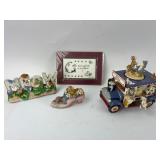 3 San Francisco Music Box Co. Cat Figurines