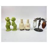 3 sets of Vintage Salt & Pepper Shakers