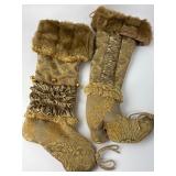 Gold Fabric Holiday Stockings 23ï¿½ï¿½ Long