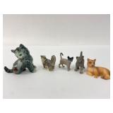 Goebel, Battat & Plastic Cat Figures