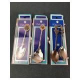 4 Collectible Florida & Canada Spoons