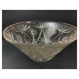 Anchor Hocking Early American Prescut Punch Bowl