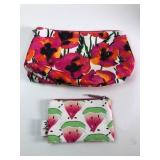 Vera Neumann & Clinique Makeup Pouch Lot