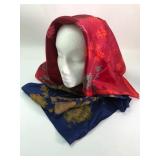Vintage Vera Neumann Scarves 21 x 22 Inches