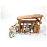 Musical Porcelain Childrenï¿½s Nativity Set