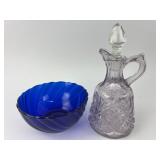 Duralex Bowl & Glass Decanter With Stopper