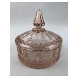 Indiana Glass Princess Pink Candy Dish